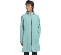 Trenchcoat JACK WOLFSKIN "WELLSEE COAT W", Damen, Gr. XS, grün (soft, jade), Oberstoff: 100% POLYAMID; Futter 1:00% POLYESTER ; Futter 2: 100% POLYESTER, Mäntel (89934122-XS) soft, jade