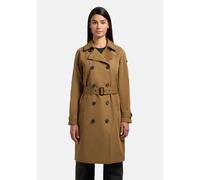 Trenchcoat KHUJO "Rula2", Damen, Gr. S (36), hellgrün, Obermaterial: 65% Baumwolle, 35% Polyester. Innenfutter: 95% Polyester, 5% Elasthan, tailliert knieumspielend, mit Knopf,verstellbar abgesteppte
