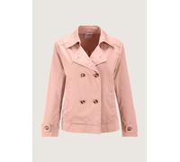 Trenchcoat MADELEINE "Trenchcoat Modischer Kurztrench im Used-Look", Damen, Gr. 40, rosa (puderrosé), Obermaterial: 97% Baumwolle CO (CMIA). 3% Elasthan EL., Modern, normal, Mäntel (75494253-40) puder