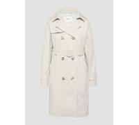 Trenchcoat mit Streifen-Futter 46 creme 2160416.0330.46