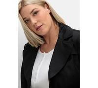 Outdoorjacke SHEEGO, Damen, Gr. 48, schwarz, 64% Baumwolle, 36% Polyester, unifarben, Jacken Outdoorjacke (77767246-48) schwarz