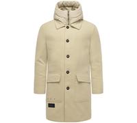 Trenchcoat STONE HARBOUR "Thiagoo XX", Herren, Gr. XL (54), sand, Obermaterial 1: 95% Polyester, 3% Viskose, 2% Elasthan; Obermaterial 2: 100% Polyester; Innenfutter: 100% Polyester; Wattierung: 100% 