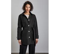 STREET ONE Damen A101213 Trenchcoat, Schwarz, 40 EU