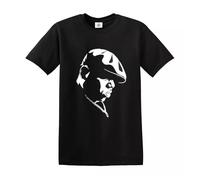 Trend Gear Biggie Smalls T-Shirt für Herren, Notorious Big Hip Hop Rap Big Tupac 2 PAC Top, Schwarzes T-Shirt, weißer Druck, M