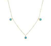 Trend Halskette Ketten Schmuck Herren Frauen Anhänger Necklace Einfache Türkisfarbene Schlüsselbeinketten-Halsketten Für Frauen, Hochzeit, Verlobungsgeschenk, C2