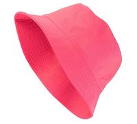 TrendandStylez Neon Angler Hut in 4 leuchtenden Farben - Fischerhut für Damen & Herren als 90er Jahre Accessoire, der perfekte Sonnenhut für Festival, Rave, Malle Party & Karneval (Pink)