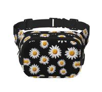 Trendige, modische Hüfttasche mit Gänseblümchen-Motiv, Unisex, für Reisen, Sport, Kuriertasche