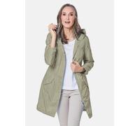 Trendiger leichter Regen Parka aus funktionalem Material braun 21