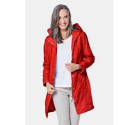 Kurzjacke GOLDNER "Kurzgröße Trendiger leichter Regen Parka aus funktionalem Material", Damen, Gr. 23, rot, Obermaterial: 100% Polyamid PA., normal, Sonstiges, Jacken Kurzjacke, Ohne (67995144-23) rot