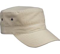 Trendiges Military Army Cap aus robustem Baumwollcanvas, Farbe:Khaki;Größe:One Size one size,Khaki