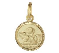 trendor Schmuck Schutzengel Anhänger Gold 585 08618