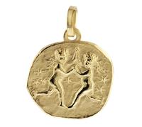 trendor Schmuck 08963 Sternzeichen-Anhänger Zwilling 585 Gold 16 mm