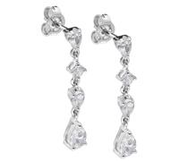 trendor Damen-Ohrringe 925 Silber Ohrhänger eleganter Ohrschmuck für Frauen, zauberhafter Schmuck, zeitlose Geschenkidee, 15152