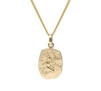 trendor 15436-09 Jungfrau Sternzeichen Gold 585 mit vergoldeter Silberkette 40 cm