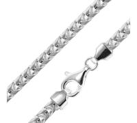 trendor 15795 Herren-Halskette 925 Silber Fuchsschwanzkette Breite 5.1 mm 60 cm
