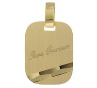 trendor 35775 Anhänger mit Gravur Gold 333 (8K) Herren Goldschmuck