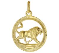 trendor 39000-08 Sternzeichen Löwe 333 Gold Anhänger Ø 16 mm