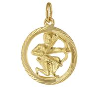 trendor 39000-12 Sternzeichen Schütze 333 Gold Anhänger Ø 16 mm