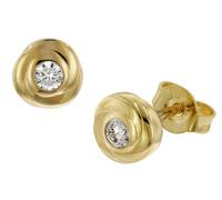 trendor 41189 Damen Ohrringe Gold 333 / 8K Zirkonia Ohrstecker