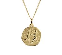 trendor 41920-06 Halskette mit Sternzeichen Zwilling Gold 333/8K Ø 16 mm 40 cm