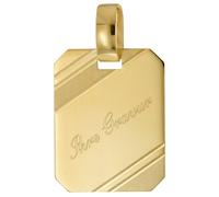 trendor 51794 Herren Anhänger mit Gravur Gold 585 / 14 Karat 18x14 mm