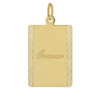 trendor 68744 Gravur-Anhänger für Damen und Herren Gold 333/8K