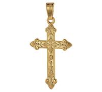 trendor Schmuck 75104 Kreuz-Anhänger Gold 750 (18 Karat) 32 x 16 mm