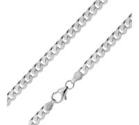 trendor 75141 Halskette für Herren Silber 925 Panzer 5.3 mm breit 50 cm