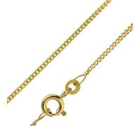 trendor 75182 Halskette 585 Gold / 14 Karat Panzerkette 1.4 mm breit 45 cm