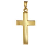 trendor 75366 Kreuz-Anhänger 26 mm Gold 585 / 14 Karat