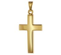 trendor Schmuck Kreuz-Anhänger 26 mm Gold 750 / 18 Karat 75415
