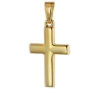 trendor Schmuck 75447 Kreuz-Anhänger 18 mm Gold 750 / 18K