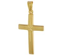 trendor 75550 Kreuz-Anhänger 24 mm 750 Gold/18 Karat
