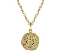 trendor Schmuck 75905-06 Sternzeichen für Kinder Zwilling Gold 333 Anhänger + Kette