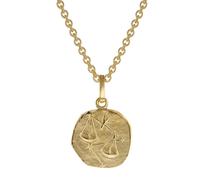 trendor 75905-10 Sternzeichen für Kinder Waage Gold 333 Anhänger + Halskette