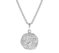 trendor 75920-11 Kinder Sternzeichen Skorpion Weißgold 333 Anhänger + Kette