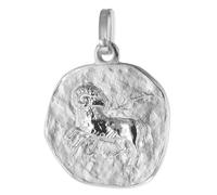 trendor Schmuck 75932-04 Sternzeichen Widder Weißgold 333 / 8 Karat Anhänger Ø 16 mm