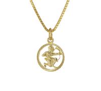 trendor Schmuck 75990-12 Sternzeichen Schütze 333 Gold + goldplattierte Kinder-Kette