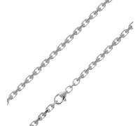 trendor 85741 Silberkette für Herren 925 Sterlingsilber Ankerkette 3.0 mm 55 cm