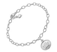 trendor Armband mit Engel-Anhänger 925 Silber 17 cm zauberhafter Armschmuck für Kinder, wunderschöne Geschenkidee, 51201