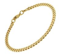 trendor 51904 Damen-Armband Gold 585/14K Flachpanzer 4.1 mm breit