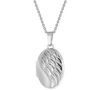 Damen-Kette mit Flügel-Medaillon Silber 925 trendor Silberfarben (Artikelnummer: 4L521/50X)