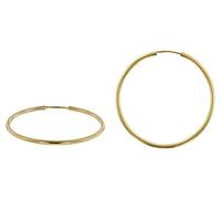 trendor Schmuck 51171 Creolen Ohringe Gold 333 / 8K Ø 40 mm