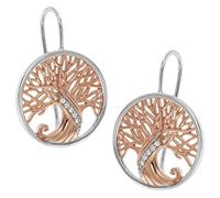 trendor Damen-Ohrringe Lebensbaum Silber 925 dieser zauberhafte Silberschmuck ist eine tolle Geschenkidee für Frauen 75508