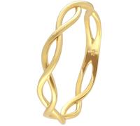 trendor Damenring Gold 333/8K modischer Ring für Frauen, edle Geschenkidee und elegantes Accessoire, 68410 Ringgröße 54/17,2
