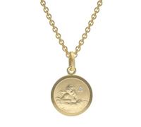 trendor Engel-Anhänger mit Diamant Gold 333 (8 Karat) für Kinder zauberhafter Halsschmuck für Mädchen und Jungen, zeitlose Geschenkidee für Kids, 73600-38 38 cm