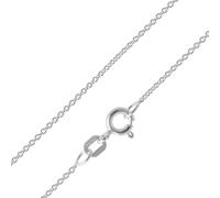 trendor Feine Ankerkette 925 Silber Kette ohne Anhänger 1,1 mm zeitloser Halsschmuck für Damen, Herren und Kinder 15700-45 45 cm