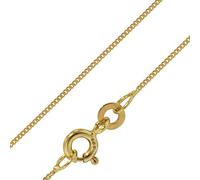 trendor Feine Panzerkette 333 Gold 0,8 mm Längen 36-60 cm elegante goldene Kette, wunderschöne Geschenkidee, Halskette aus Echtgold 72436-38 38 cm