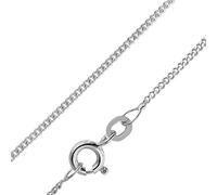 trendor Feine Panzerkette 925 Silber Rhodiniert 1,2 mm breit zauberhafter Silberschmuck für Damen und Herren, elegante Geschenkidee 41086-40 40 cm