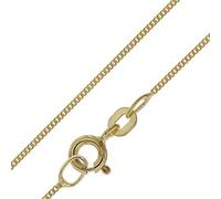 trendor Schmuck 39590 Halskette für Anhänger 585 Gold Flachpanzer-Kette Breite 0,8 mm, 40 cm